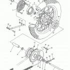 SR400 SR400FGY/SR400FCGY Заднее колесо