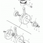 SR400 SR400FGY/SR400FCGY Коленчатый вал и Поршень