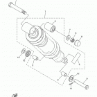 TW200 TW200F1/TW200F1C Задняя подвеска
