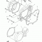 YZ85 YZ85F Крышка картера двигателя