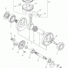 WR250F WR250FF Коленчатый вал и Поршень