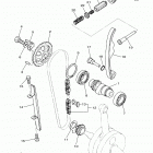 SR400 SR400FGY/SR400FCGY Цепь механизма газораспределения
