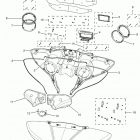V STAR 1300 DELUXE XVS13BGF/XVS13BGFC Облицовка стекла