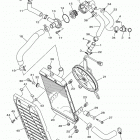 STRYKER XVS13CFCS/XVS13CFS Радиатор и Патрубки