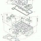 SR VIPER L TX SE SR10LSGL/SR10LSGR Головка цилиндра