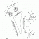 YFZ450R YFZ450RFL Цепь механизма газораспределения