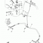 RAPTOR 700 YFM70RSBGL Главный тормозной цилиндр,передний
