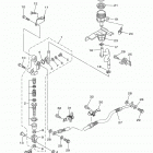 YFZ450R YFZ450RFL Задний торм цилиндр