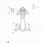 RAPTOR 700 YFM70RSBGL Наклейки 1