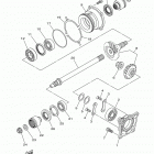GRIZZLY 700 EPS 4WD YFM70GPXGR/YFM70GPXGL/YFM70GPXGG Промежуточный ведущий вал