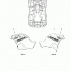 GRIZZLY 4WD HUNTER YFM700DHFH Наклейки