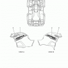 GRIZZLY 700 EPS HUNTER YFM700PHFH Наклейки