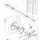 GRIZZLY 4WD HUNTER YFM700DHFH Заднее колесо 2