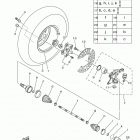 GRIZZLY 700 EPS HUNTER YFM700PHFH Переднее колесо 2
