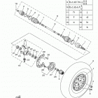 WOLVRINE R-SPEC EPS YXE70WPAGW Переднее колесо