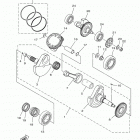 WOLVRINE R-SPEC EPS YXE70WPAGW Коленчатый вал и Поршень