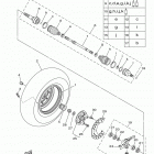 VIKING VI EPS HUNTER YXC700PHFH Переднее колесо 2