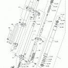 YZ85 YZ85G Передняя вилка