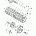 YZ250F YZ250FGL Сцепление
