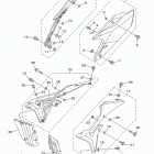 YZ250F YZ250FGL Боковая панель