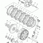 XT250 XT250GC/XT250G Сцепление
