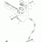 XT250 XT250GC/XT250G Главный тормозной цилиндр,передний