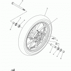 FZ07 FZ07GB/FZ07GCS/FZ07GCB/FZ07GS Переднее колесо