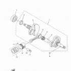 TTR110E TTR110EG Коленчатый вал и Поршень