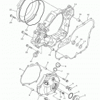 YZ450F YZ450FGL Крышка картера двигателя