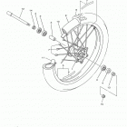 YZ450F YZ450FGL Переднее колесо