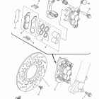 XT250 XT250GC/XT250G Передний суппорт