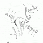 XT250 XT250GC/XT250G Цепь механизма газораспределения