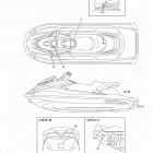 VXR VX1800AR Наклейки предупреждения