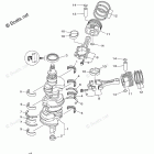 LF200XA Crankshaft Piston