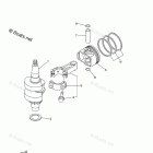 F2.5LMHA Crankshaft and Piston