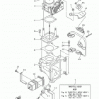 LF200XA 0115 Корпус дроселя в сборе