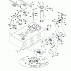 SX210 LAT1100BL Топливный бак