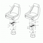 SX210 LAT1100BL Поворотные сидения