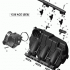 Spyder RTS SE6 Коллектор воздухозаборника и корпус дросселя