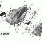 Spyder F3 SE6 Кожух сцепления