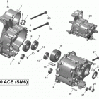 Spyder RT SM6 gearbox housing