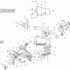 Spyder F3 SE6 body and accessories rh footrest