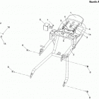 DS 250 rear frame north america, international