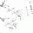Outlander 6X6 - 650 EFI Передняя подвеска