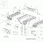 Outlander 6X6 - 650 EFI Задний ящик для поклажи