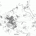 Outlander 6X6 - 650 EFI Двигатель и крепление