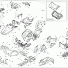 Outlander 6X6 - 650 EFI body and accessories, front view