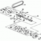 DS 250 Ведомый шкив