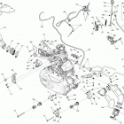 Outlander L 500 EFI Двигатель и крепление