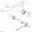 Outlander L MAX 450 EFI drive system, rear differential